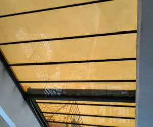 Giếng trời kéo tay – công trình Bình phước 