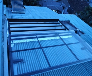 Giếng trời lấy gió và sáng trên mái tôn – TP Rạch Giá